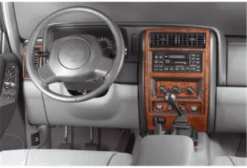 Chrysler Cherokee 04.1997 3M 3D Interior Dashboard Trim Kit Dash Trim Dekor 9-Parts