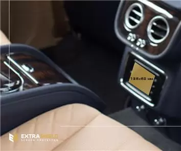 Bentley Bentayga 2016 - 2019 Multimedia 8" DisplayschutzGlass Kratzfest Anti-Fingerprint Transparent - 1