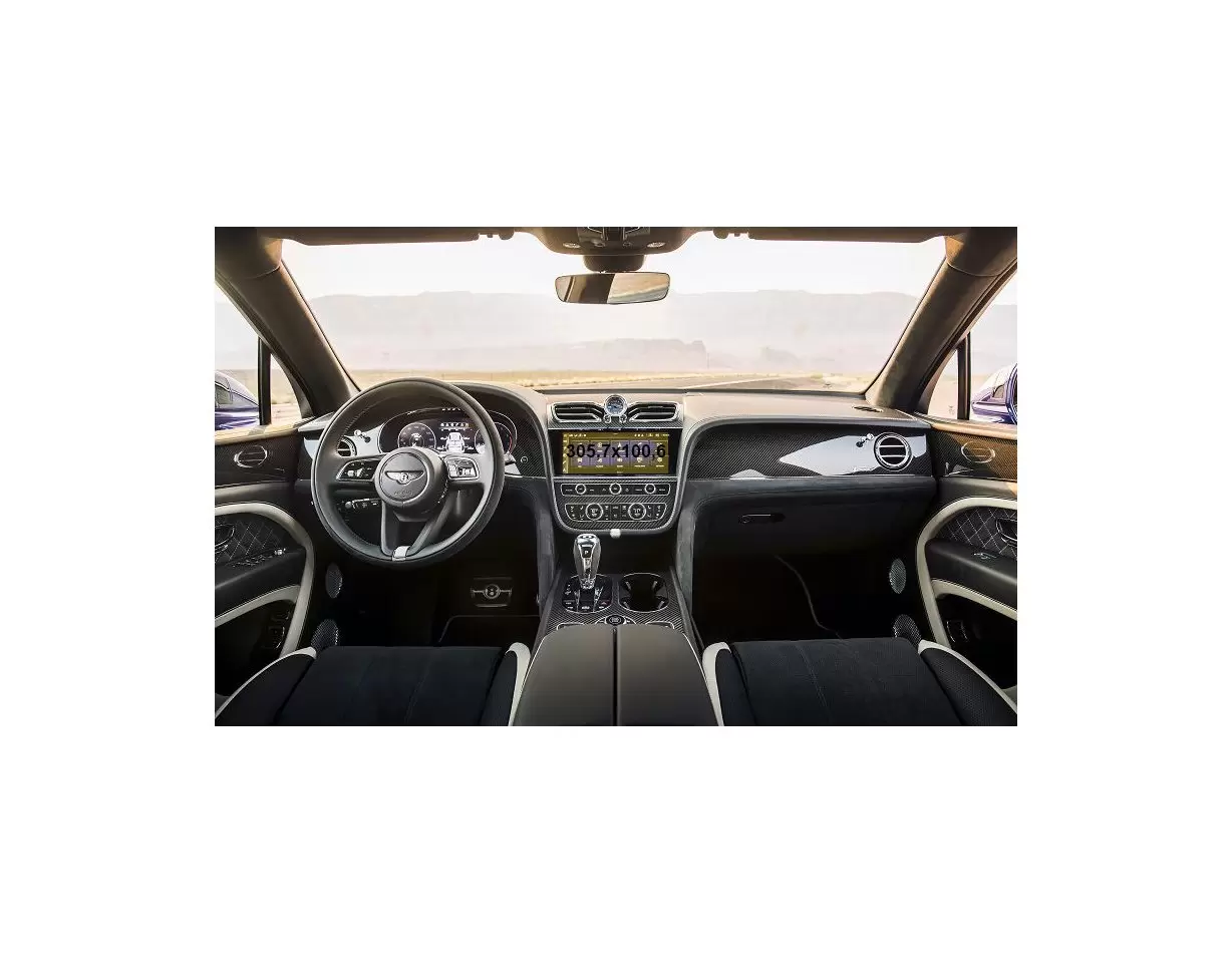 Bentley Bentayga 2020 - Present Multimedia 10,9" ExtraShield Screeen Protector
