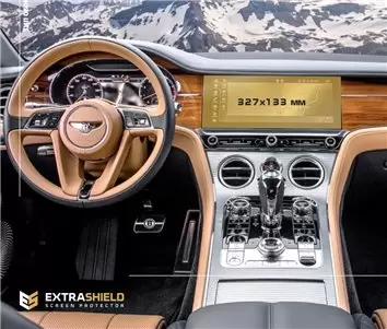 Bentley Bentayga 2016 - Present Passenger monitors (2pcs,) 12,5" Protection d'écran Résiste aux rayures HD transparent - 1