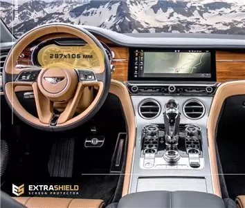 Bentley Continental GT 2017 - Present Digital Speedometer ExtraShield Screeen Protector