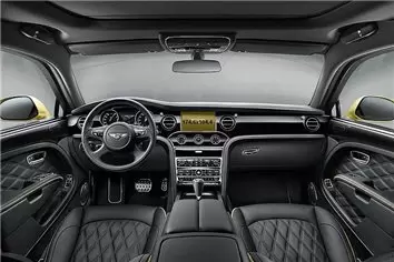 Bentley Flying Spur 2019 - Present climate-control HD transparant navigatiebeschermglas