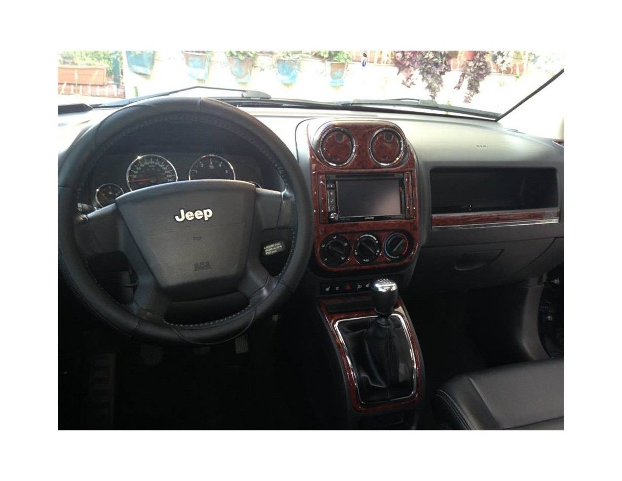 Chrysler Compass 01.07 - 01.10 Kit Rivestimento Cruscotto all'interno del veicolo Cruscotti personalizzati 26-Decori