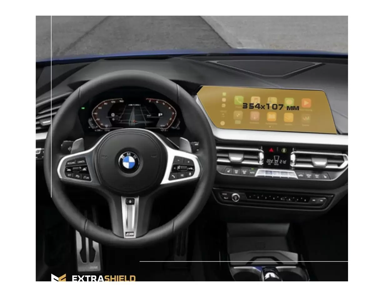 BMW 1 Series (F40) 2019 - Present Multimedia 10,25" ExtraShield Screeen Protector