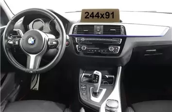 BMW 1 Series (F40) 2019 - Present Digital Speedometer BMW Live Cockpit Professional 10,25" DisplayschutzGlass Kratzfest Anti-Fin