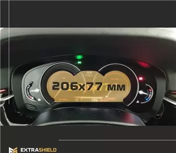 BMW 2 Series (G42) 2021 - Present Digital Speedometer (Ohne sensor) 12,3" DisplayschutzGlass Kratzfest Anti-Fingerprint Trans - 