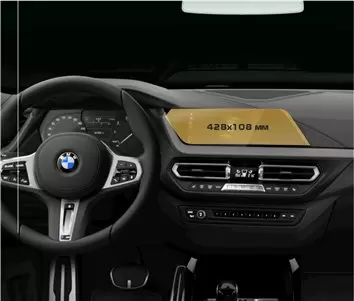 BMW 2 Series (G42) 2021 - Present Digital Speedometer BMW Live Cockpit Professional 10,25" HD transparant navigatiebeschermglas