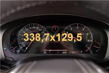 BMW 2 Series (G42) 2021 - Present Multimedia 10,25" Protection d'écran Résiste aux rayures HD transparent - 1
