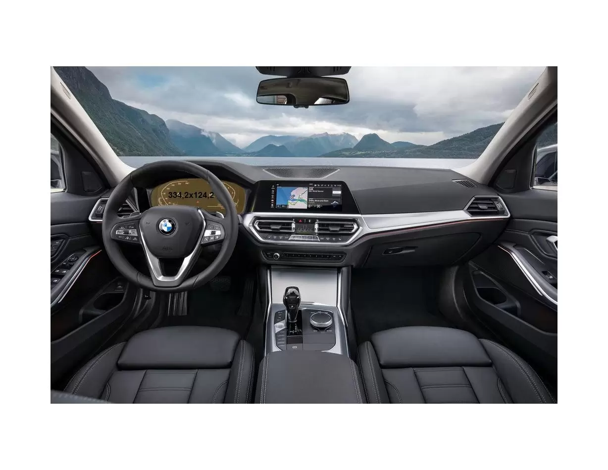 BMW 4 Series (G22) 2020 - Present Digital Speedometer (with sensor) 12,3" ExtraShield Screeen Protector