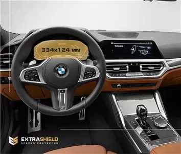 BMW 4 Series (F32) 2017 - 2020 Multimedia NBT 8,8" HD transparant navigatiebeschermglas
