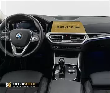 BMW 4 Series (G22) 2020 - Present Digital Speedometer (Sans sensor) 12,3" Protection d'écran Résiste aux rayures HD transpare - 