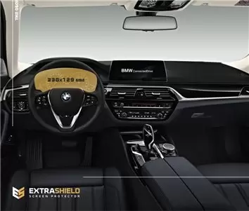 BMW 5 Series (F10) 2013 - 2017 Multimedia NBT 8,8" Protection d'écran Résiste aux rayures HD transparent - 1