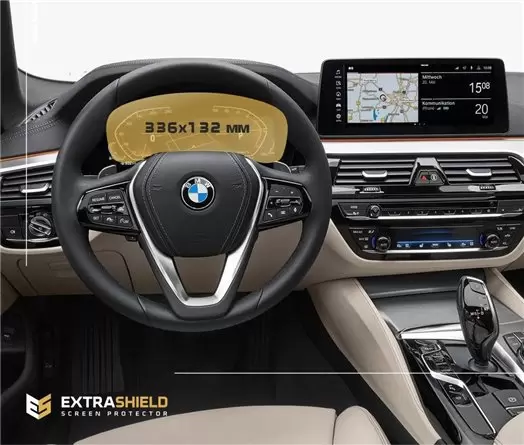 BMW 5 Series (G30) 2016 - Present Digital Speedometer (without sensor) 12,3" ExtraShield Screeen Protector