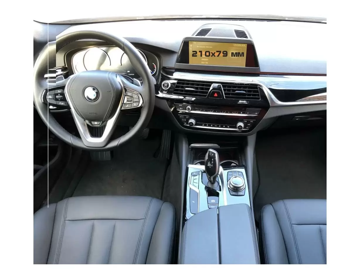 BMW 5 Series (G30) 2016 - Present Multimedia 8,8" ExtraShield Screeen Protector