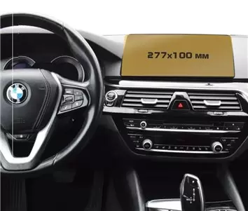 BMW 5 Series (G30) 2016 - Present Digital Speedometer (without sensor) 12,3" Vetro Protettivo HD trasparente di navigazione Prot