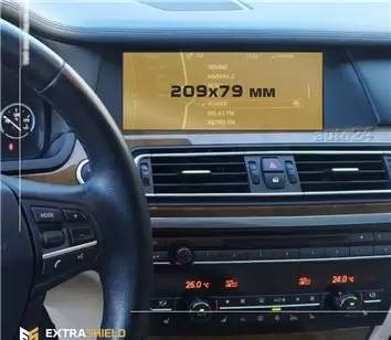 BMW 6 Series (F12) 2015 - 2018 Multimedia NBT 8,8" Protection d'écran Résiste aux rayures HD transparent - 1
