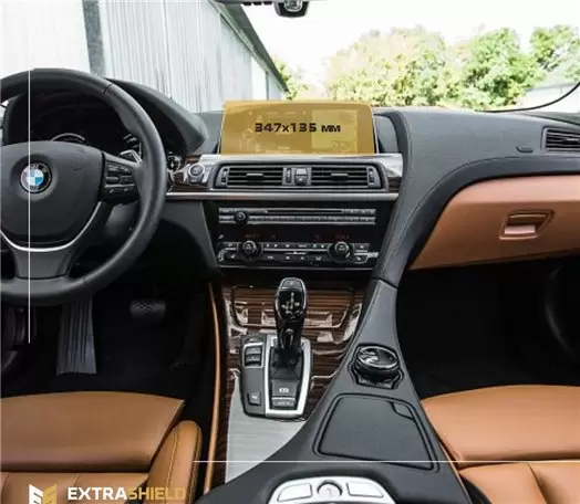 BMW 6 Series (G32) 2016 - Present Multimedia 10,2" Protection d'écran Résiste aux rayures HD transparent - 1 - habillage decor d