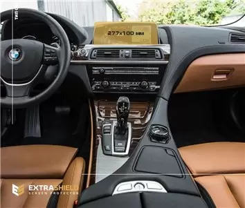 BMW 6 Series (G32) 2017 - 2020 Digital Speedometer (left button) 12,3" HD transparant navigatiebeschermglas