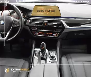 BMW 6 Series (G32) 2017 - Present Digital Speedometer (without sensor) 12,3" HD transparant navigatiebeschermglas