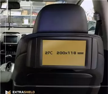 BMW 7 Series (F01/F02) 2012 - 2015 Multimedia 8,8" Protection d'écran Résiste aux rayures HD transparent - 1