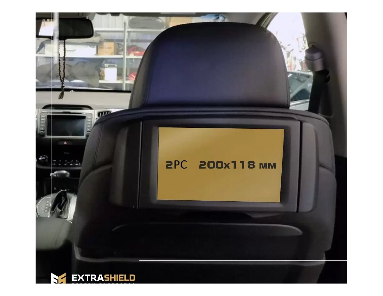 BMW 7 Series (F01/F02) 2012 - 2015 Passenger monitors (2 pcs,) ExtraShield Screeen Protector