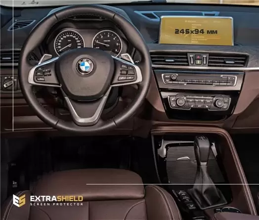 BMW X1 (F48) 2015 - 2019 Multimedia 8,8" Vetro Protettivo HD trasparente di navigazione Protezione