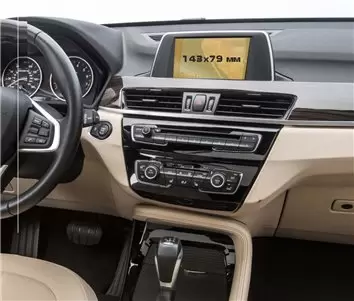 BMW X1 (F48) 2015 - 2019 Multimedia NBT 8,8" Protection d'écran Résiste aux rayures HD transparent - 1