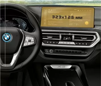 BMW X3 (G01) 2021 - Present Multimedia 12,3" ExtraShield Screeen Protector