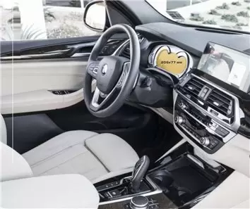 BMW X4 (F26) 2014 - 2018 Multimedia 8,8" Protection d'écran Résiste aux rayures HD transparent - 1