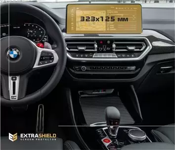 BMW X4 (G02) 2018 - 2021 Multimedia 11,65" DisplayschutzGlass Kratzfest Anti-Fingerprint Transparent - 1