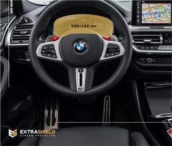 BMW X4 (G02) 2018 - 2021 Multimedia 9" Protection d'écran Résiste aux rayures HD transparent - 1