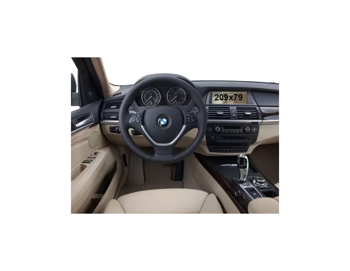 BMW X6 (E71) 2012 - 2014 Multimedia NBT 8,8" ExtraShield Screeen Protector