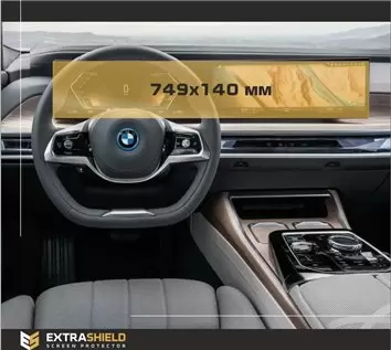 BMW X6 (G06) 2018 - Present Multimedia Android Protection d'écran Résiste aux rayures HD transparent - 1