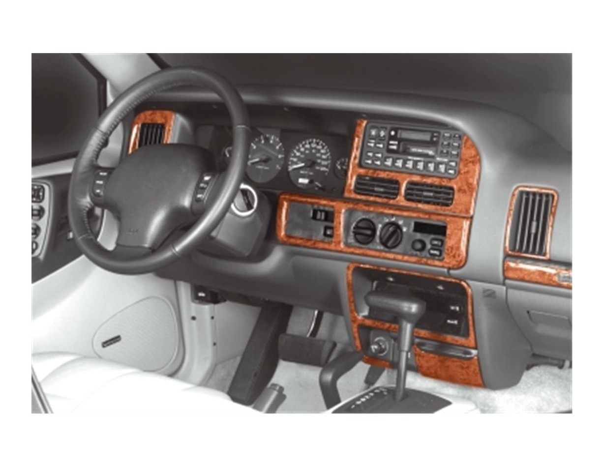 Chrysler Grand Cherokee 01.1996 Kit Rivestimento Cruscotto all'interno del veicolo Cruscotti personalizzati 10-Decori