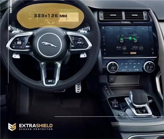 Infiniti QX80 (Z62) 2020 - Present Multimedia + Climate-Control 7-8" HD transparant navigatiebeschermglas