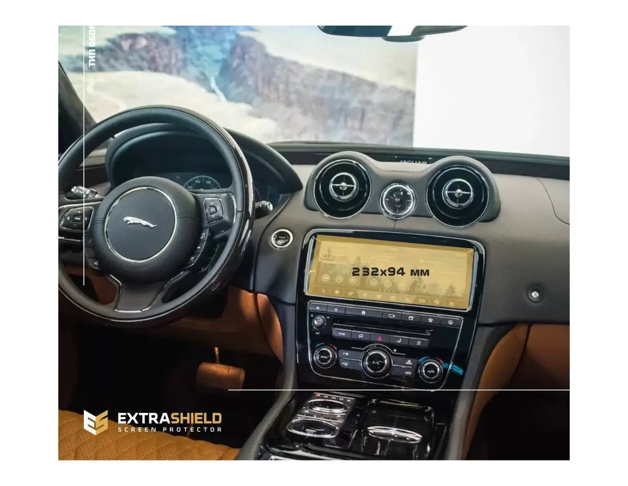 Jaguar I-PACE 2018 - Present Digital Speedometer HD transparant navigatiebeschermglas
