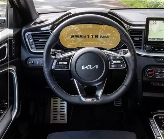 KIA Ceed 2018 - Present Multimedia 7" Protection d'écran Résiste aux rayures HD transparent - 1 - habillage decor de tableau de 