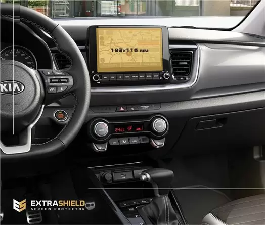 KIA Soul 2018 - Present Multimedia 8" Protection d'écran Résiste aux rayures HD transparent - 1 - habillage decor de tableau de 