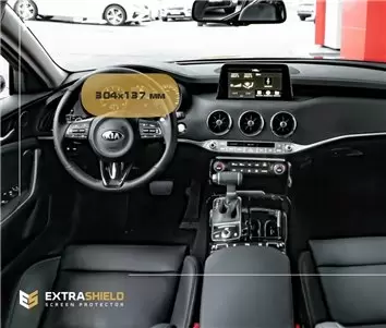 KIA Stinger 2017 - 2021 Digital Speedometer Supervision 12,3" ExtraShield Screeen Protector