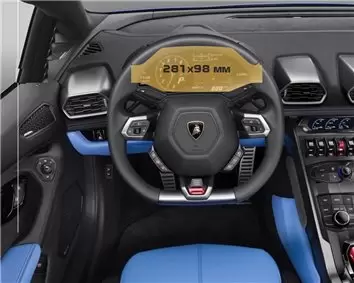 Lamborghini Huracan 2014 - Present Digital Speedometer ExtraShield Screeen Protector