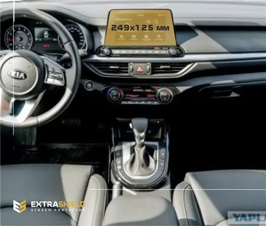 KIA Xceed 2019 - Present Multimedia 10,25" Protection d'écran Résiste aux rayures HD transparent - 1 - habillage decor de tablea