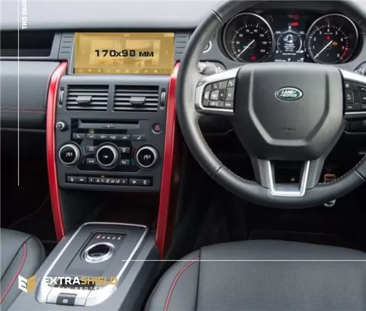 Land Rover Discovery (L462) 2019 - Present Multimedia 10,2" HD transparant navigatiebeschermglas