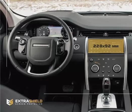 Land Rover Discovery Sport (L550) 2020 - Present Digital Speedometer HD transparant navigatiebeschermglas
