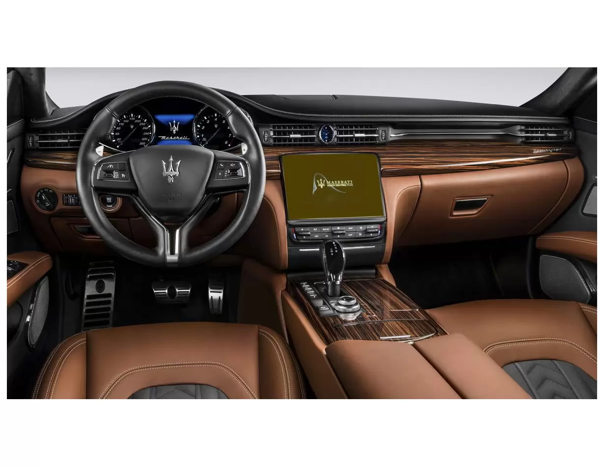 Maserati Quattroporte 2018 - Present Multimedia 8,4" HD transparant navigatiebeschermglas