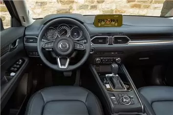 Mazda CX-5 2016 - Present Multimedia 8" DisplayschutzGlass Kratzfest Anti-Fingerprint Transparent - 1- Cockpit Dekor Innenraum