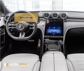 Mercedes-Benz C-class (S206/W206) 2021 - Present Color multifunction display 10.25" ExtraShield Screeen Protector
