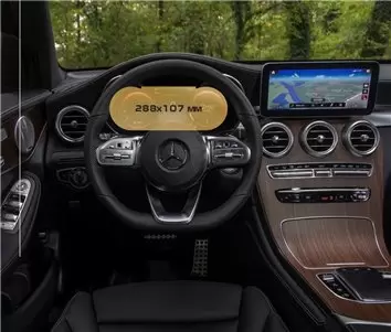 Mercedes-Benz GLC (X253/C253) 2019 - Present Digital Speedometer 10,25" ExtraShield Screeen Protector