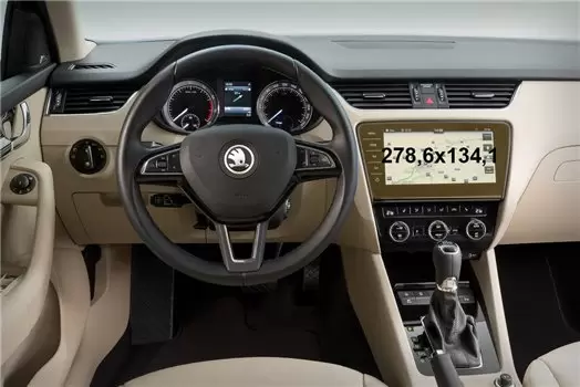 Skoda Octavia (A7) 2016 - 2019 Multimedia Bolero 8" Vetro Protettivo HD trasparente di navigazione Protezione