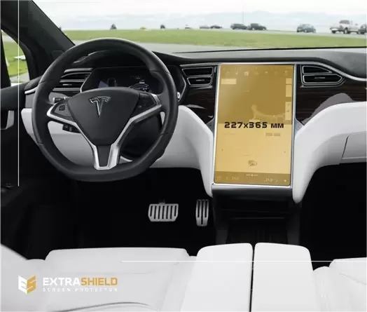 Tesla Model X 2015 - Present Multimedia 17" ExtraShield Screeen Protector