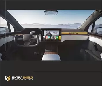 Tesla Model X 2021 - Present Multimedia passenger ExtraShield Screeen Protector